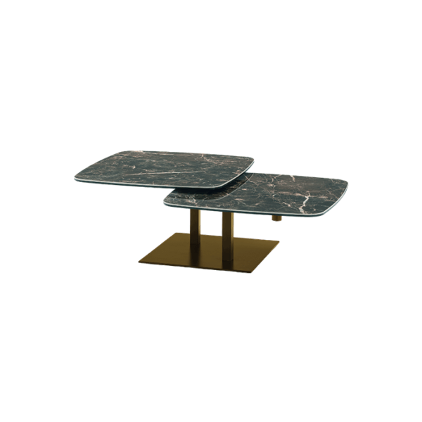 Tavolino trasformabile in gres emperador Orbital TL511 Target Point