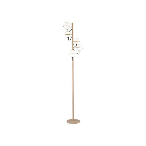 Lampada da terra dorata Giro 280 745 02 Metal Lux