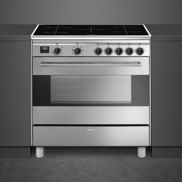 Cucina libera installazione con piano cottura induzione BG91IX9-1 Smeg