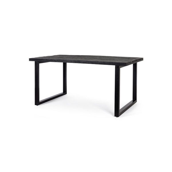 Tavolo moderno rettangolare fisso nero Hastings 0747015 Andrea Bizzotto