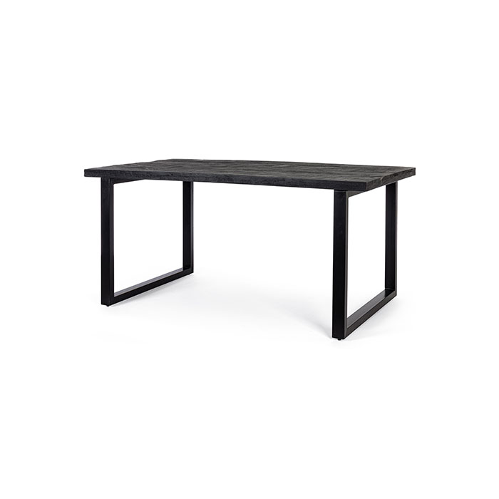 Tavolo moderno rettangolare fisso nero Hastings 0747015 Andrea Bizzotto