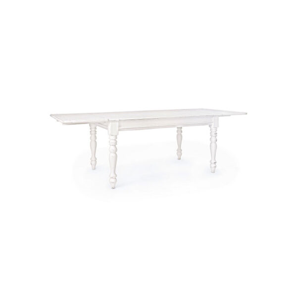 Tavolo rettangolare allungabile bianco in legno di mango Colette 0745072 Andrea Bizzotto