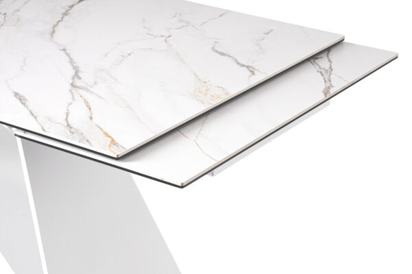 Tavolo rettangolare allungabile bianco largo 180 cm Aliisa 0731285 Andrea Bizzotto