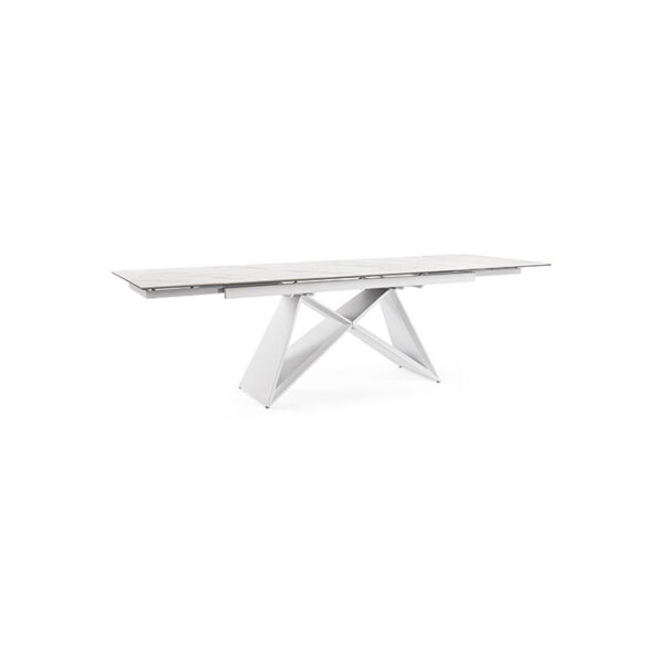 Tavolo rettangolare allungabile in ceramica bianco Aliisa 0731285 Andrea Bizzotto