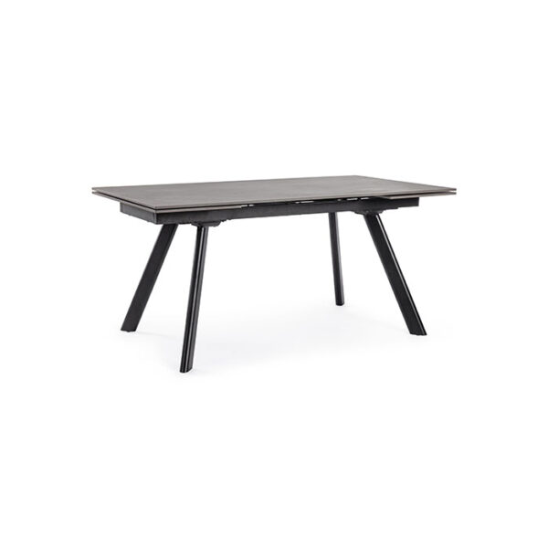Tavolo rettangolare allungabile in gres grigio Jarkko 0731274 Andrea Bizzotto