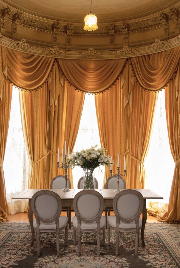 Tavolo rettangolare classico allungabile in legno Domitille 0746865 Andrea Bizzotto