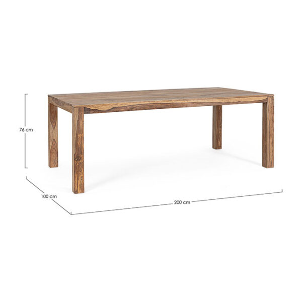 Tavolo rettangolare fisso in legno chiaro Nartan 0746946 Andrea Bizzotto