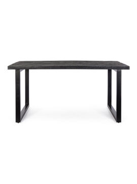 Tavolo rettangolare fisso nero Hastings 0747015 Andrea Bizzotto