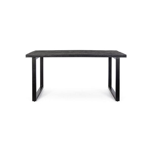Tavolo rettangolare fisso nero Hastings 0747015 Andrea Bizzotto