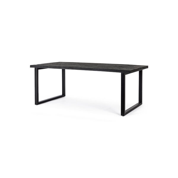 Tavolo rettangolare fisso nero Hastings 0747017 Andrea Bizzotto