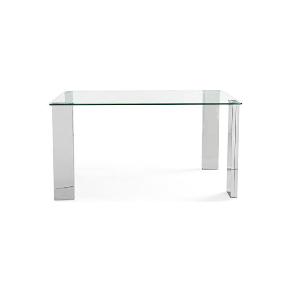 Tavolo rettangolare fisso piano in vetro New Arley 0732217 Andrea Bizzotto