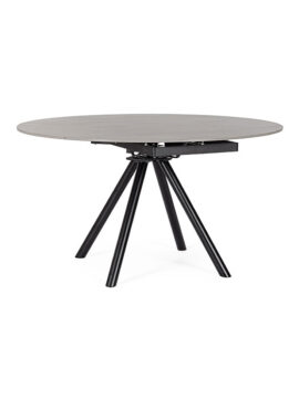Tavolo tondo allungabile piano in gres Rauni 0731530 Andrea Bizzotto