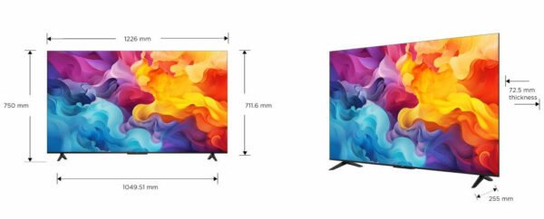 Televisore Smart TV Ultra HD 4K 55 55P655 TCL