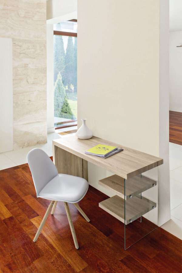 Scrivania con mensole in legno Bilbao 5732001 Andrea Bizzotto