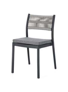 Sedia colorata Antracite-Grigio chiaro Alvin 0650004 Andrea Bizzotto