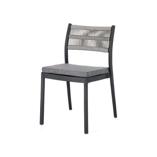Sedia colorata Antracite-Grigio chiaro Alvin 0650004 Andrea Bizzotto