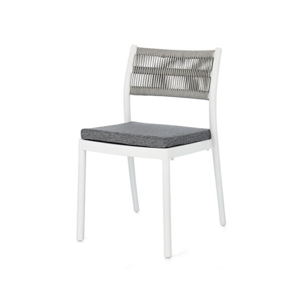 Sedia colorata Bianco-Grigio chiaro Alvin 0650001 Andrea Bizzotto