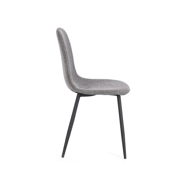 Sedia colorata in poliestere grigio scuro Irelia 0733231 Andrea Bizzotto