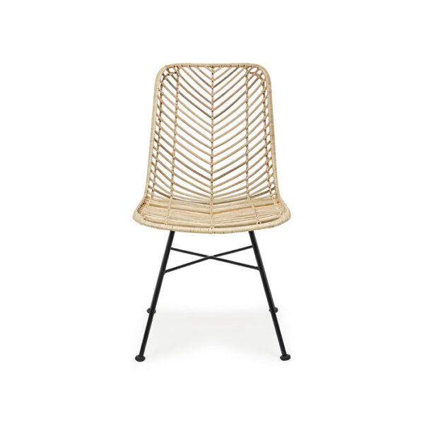 Sedia colorata in rattan Naturale Lorena 0671478 Andrea Bizzotto