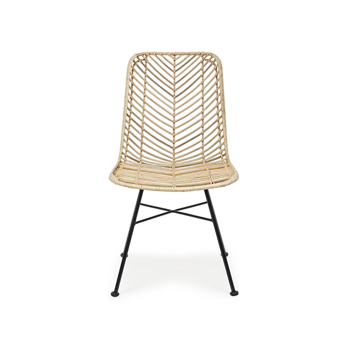 Sedia colorata in rattan Naturale Lorena 0671478 Andrea Bizzotto