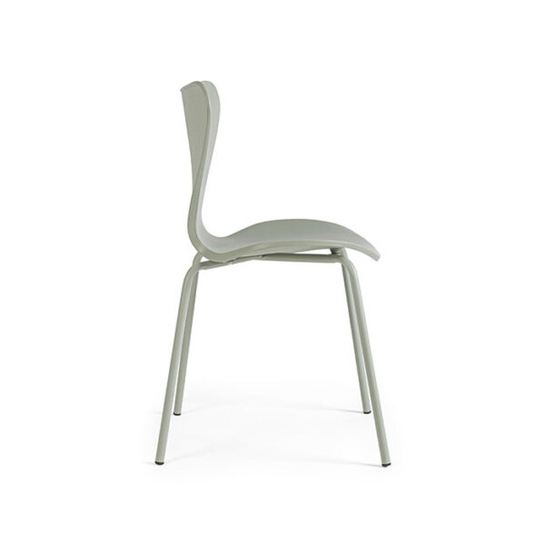 Sedia elegante in polipropilene Verde Tessa 0733410 Andrea Bizzotto