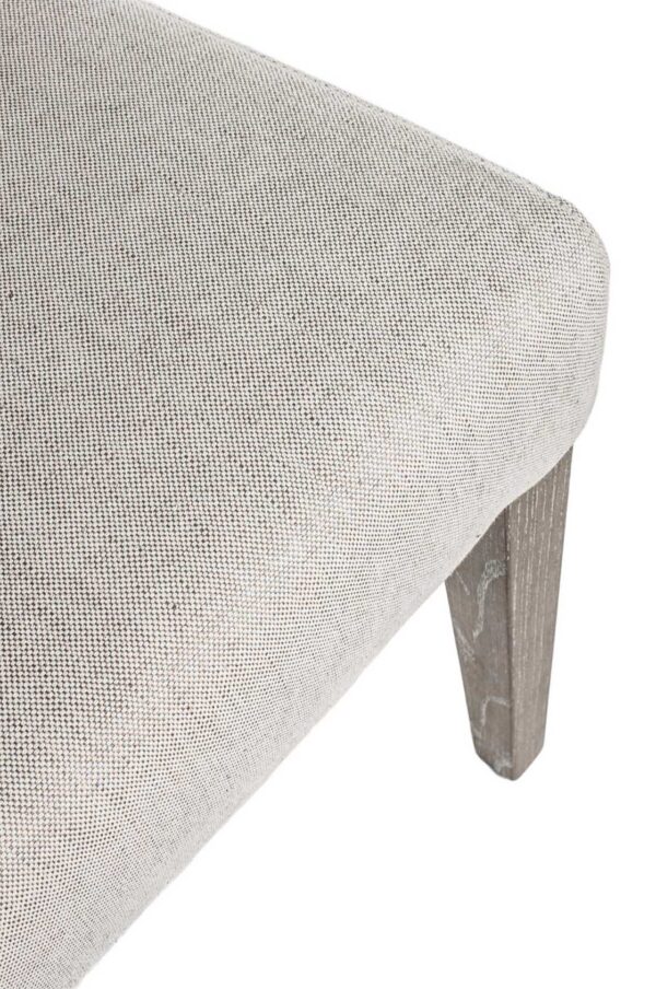 Sedia imbottita in poliestere Beige e legno Columbia 0748056 Andrea Bizzotto