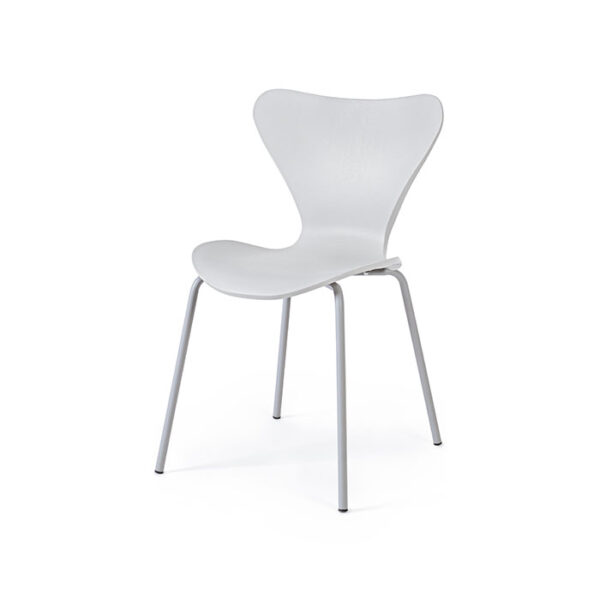 Sedia impilabile in polipropilene Grigio chiaro Tessa 0733411 Andrea Bizzotto