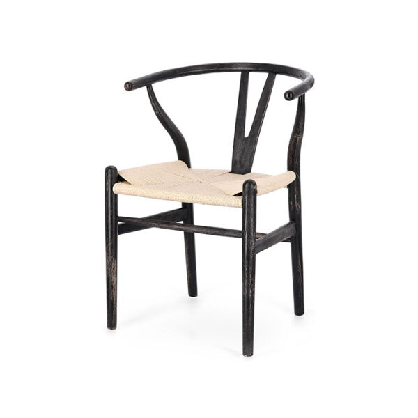 Sedia in legno di faggio nero Artemio 0743726 Andrea Bizzotto