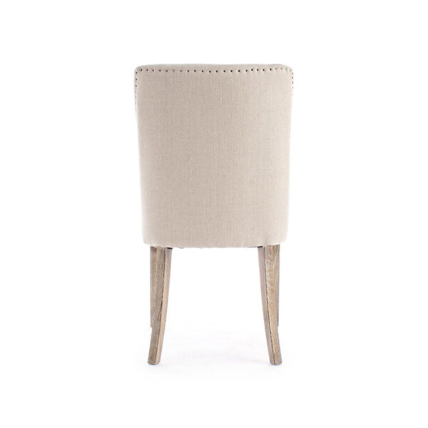 Sedia in legno e lino naturale Beatriz 0748042 Andrea Bizzotto