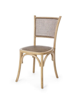 Sedia in legno effetto naturale Carrel 0743655 Andrea Bizzotto