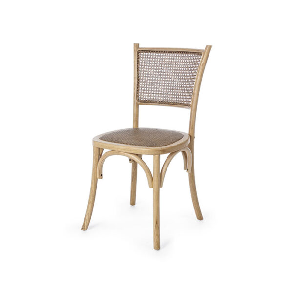 Sedia in legno effetto naturale Carrel 0743655 Andrea Bizzotto
