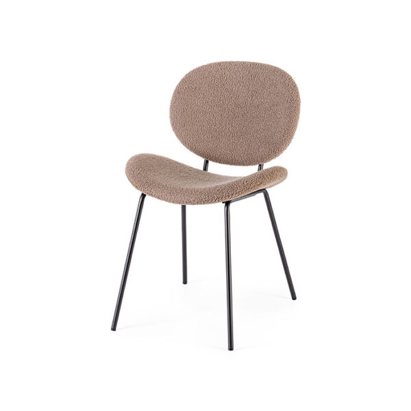 Sedia in poliestere Marrone Maddie 0733433 Andrea Bizzotto