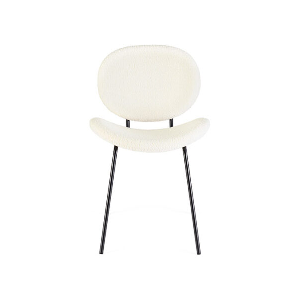 Sedia in poliestere imbottita Bianco Maddie 0733431 Andrea Bizzotto