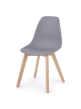 Sedia in polipropilene Grigio System 0733427 Andrea Bizzotto