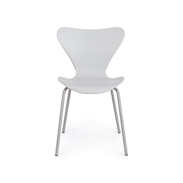 Sedia in polipropilene Grigio chiaro Tessa 0733411 Andrea Bizzotto