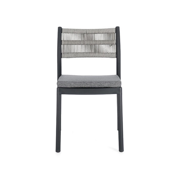 Sedia in polipropilene colorata Antracite-Grigio chiaro Alvin 0650004 Andrea Bizzotto