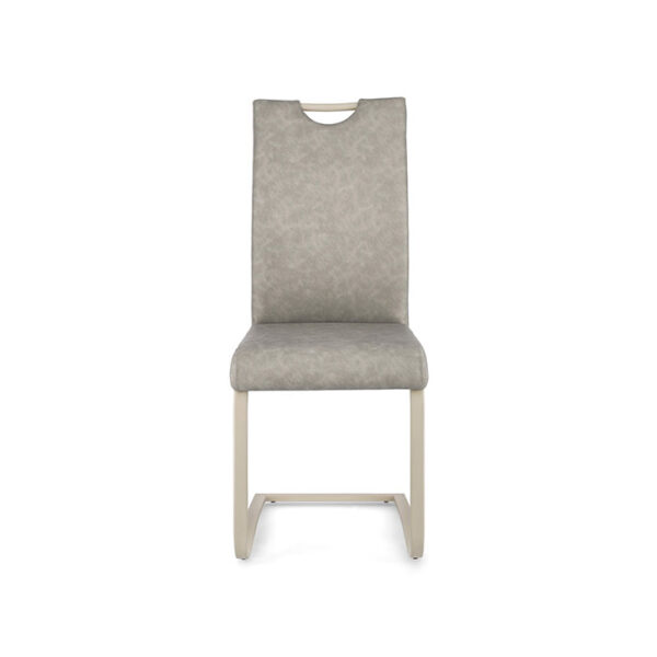 Sedia in similpelle Tortora Kenneth 0731255 Andrea Bizzotto