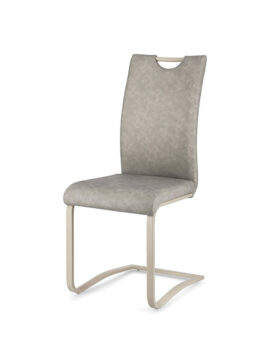 Sedia in similpelle colorata Tortora Kenneth 0731255 Andrea Bizzotto
