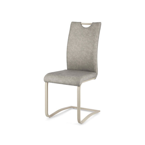 Sedia in similpelle colorata Tortora Kenneth 0731255 Andrea Bizzotto