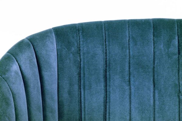 Sedia in velluto Blu Queen Velvet 0734284 Andrea Bizzotto