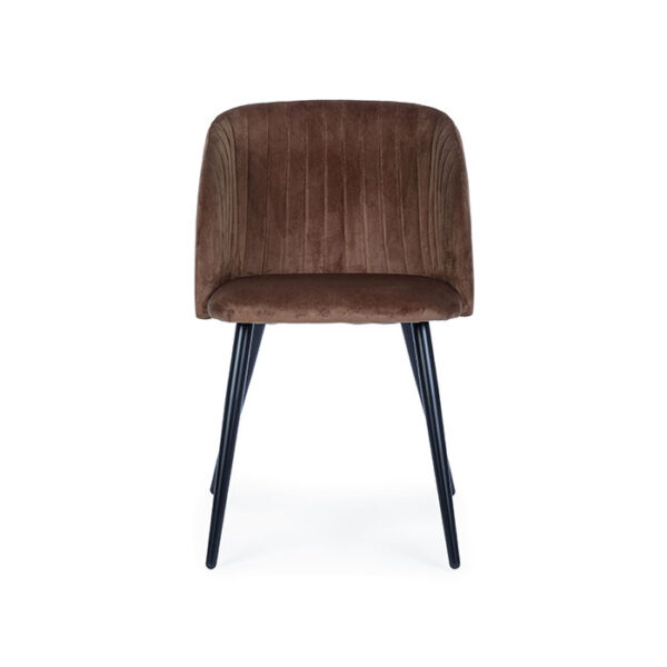 Sedia in velluto Ruggine Queen Velvet 0734286 Andrea Bizzotto