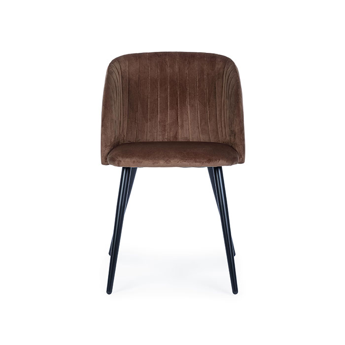 Sedia in velluto Ruggine Queen Velvet 0734286 Andrea Bizzotto