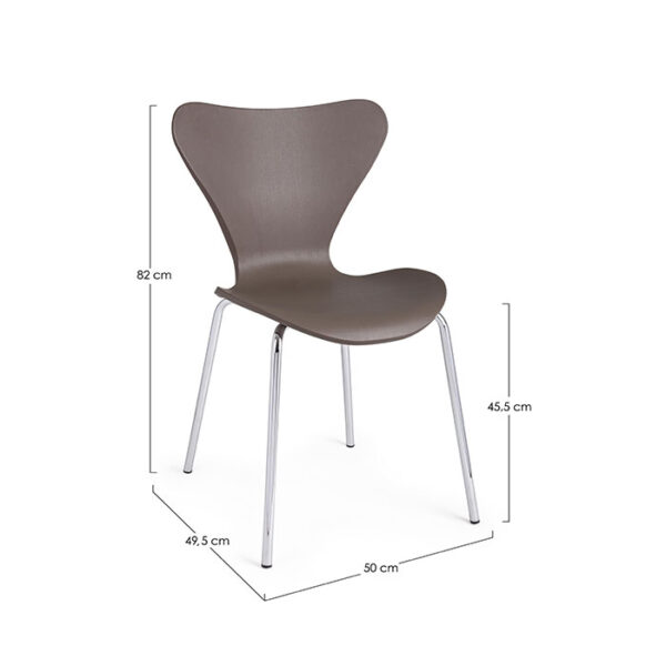 Sedia moderna in polipropilene Cammello Tessa 0733343 Andrea Bizzotto