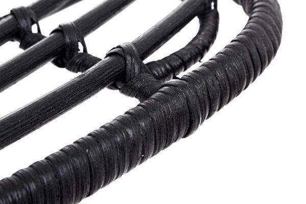 Sedia moderna in rattan Nero Lorena 0671479 Andrea Bizzotto
