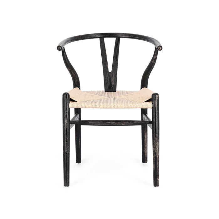 Sedia nera in legno Artemio 0743726 Andrea Bizzotto