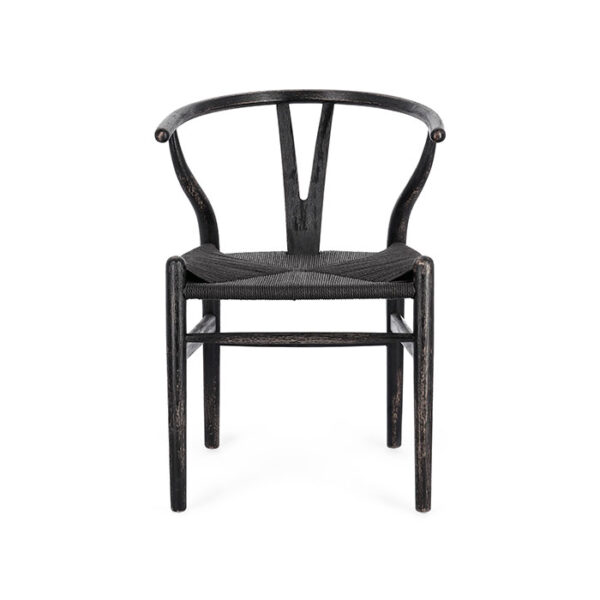 Sedia nera in legno Artemio 0743727 Andrea Bizzotto