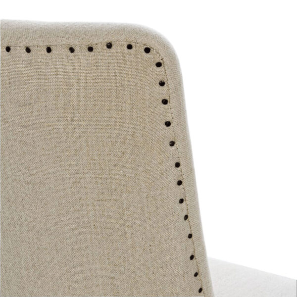 Sedia rivestita in lino naturale Beatriz 0748042 Andrea Bizzotto