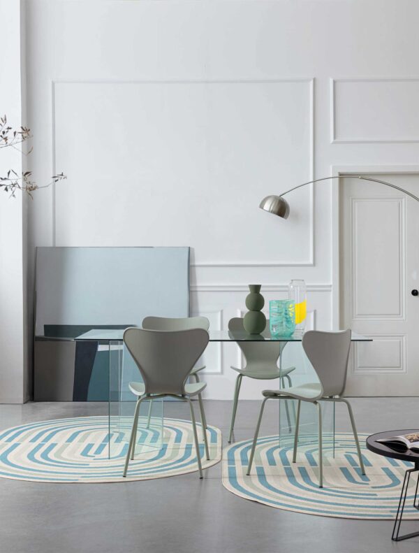 Sedie moderne in polipropilene Verde Tessa 0733410 Andrea Bizzotto