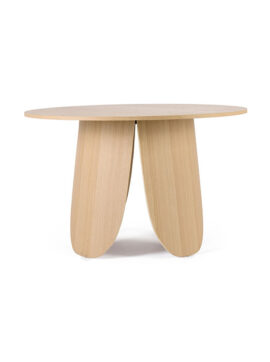 Tavolo tondo in mdf chiaro Jordyn 0734384 Andrea Bizzotto
