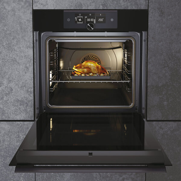 Forno elettrico da incasso nero larghezza 60 cm HWO60SM6F8BH Haier